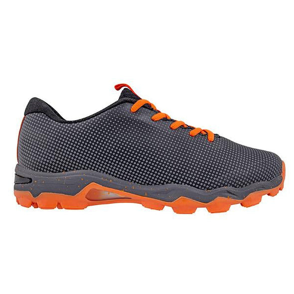 Grays Flight AST Rubber Junior Hockey Shoes Black/Orange Outside