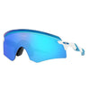 Oakley Encoder Polished White w/ Prizm Sapphire Sunglasses