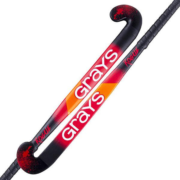 Grays Rouge Ultrabow Junior Hockey Stick Main Black/Red