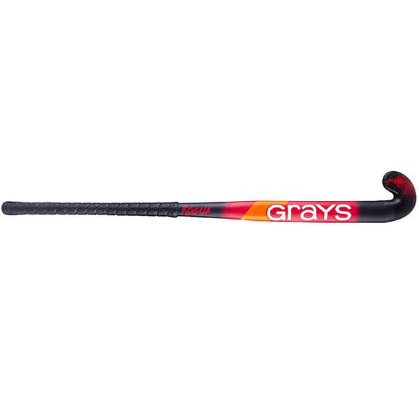 Grays Rouge Ultrabow Junior Hockey Stick Front Black/Red