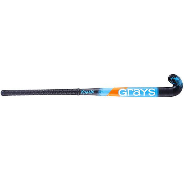 Grays Rouge Ultrabow Junior Hockey Stick Front Black/Blue