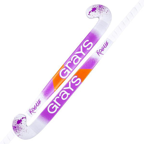 Grays Rouge Ultrabow Junior Hockey Stick Main White/Purple